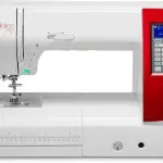 Elna eXcellence 710 Computerized Sewing and Quilting Machine, 11" sewing bed, Include Advanced Dual Feed System, 15 Included Presser Feet, and No Assembly