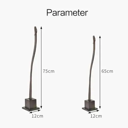 65cm Long Handle Wooden Shoe Horn Flexible Lifter for Seniors Adults, Easy Grip Shoe Helper Tool Boot Spoon Easy Wear Helper for Home Travel Hotel Use,A65