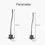 65cm Long Handle Wooden Shoe Horn Flexible Lifter for Seniors Adults, Easy Grip Shoe Helper Tool Boot Spoon Easy Wear Helper for Home Travel Hotel Use,A65