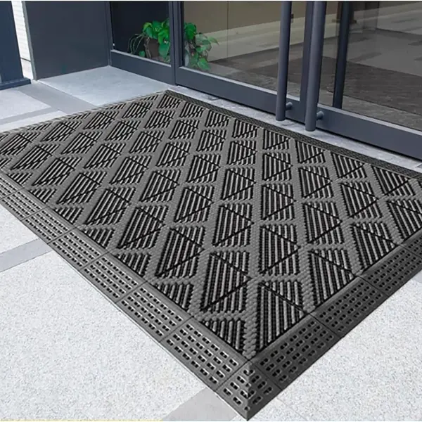 Shoe Brush Scraper, Entrance Floor Mats, Door Scrubber Mat Outdoor Heavy Duty Boot Scraper with Brush for Home Porch Garden(80x240cm/31.5x94.6)