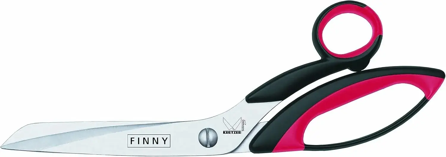 Kretzer Finny 773225 (73225) 10.0" / 25cm - Heavy Duty, Carpet/Cardboard/Drapery/Foil/Tailor's/Upholstery Scissors ~ Shears