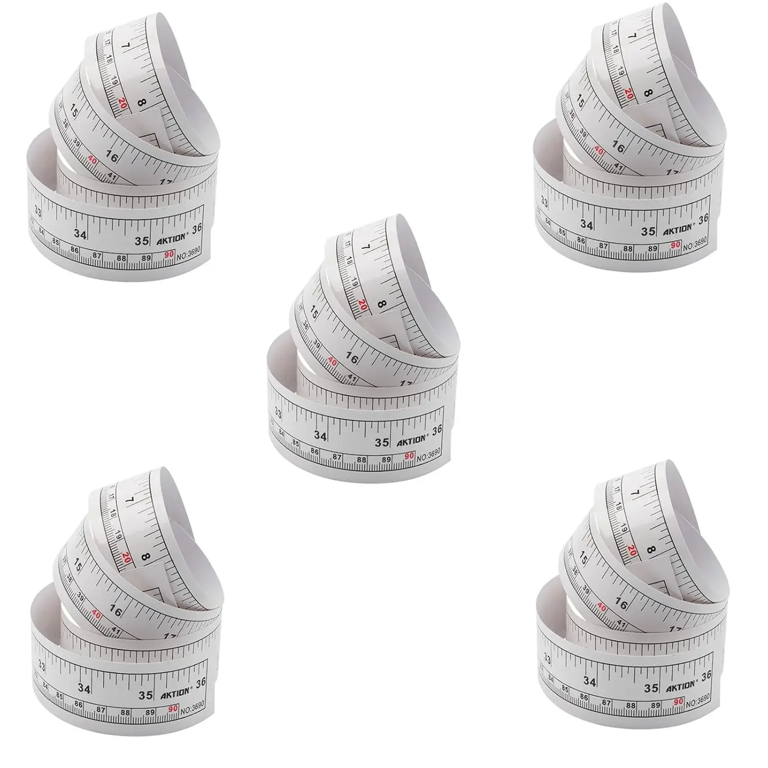 Adhesive Measuring Tape Sewing Machine Table Ruler for Fabric Cutting Tailoring Length 90cm/36Inch