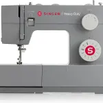 SINGER® Heavy Duty 4411 (Grey) High Speed Sewing Machine + Accessories | 11 Built-In Stitches Deliver 69 Stitch Applications | 50% More Power, 1100 Stitches/Min | Metal Frame, 4-Step Buttonhole