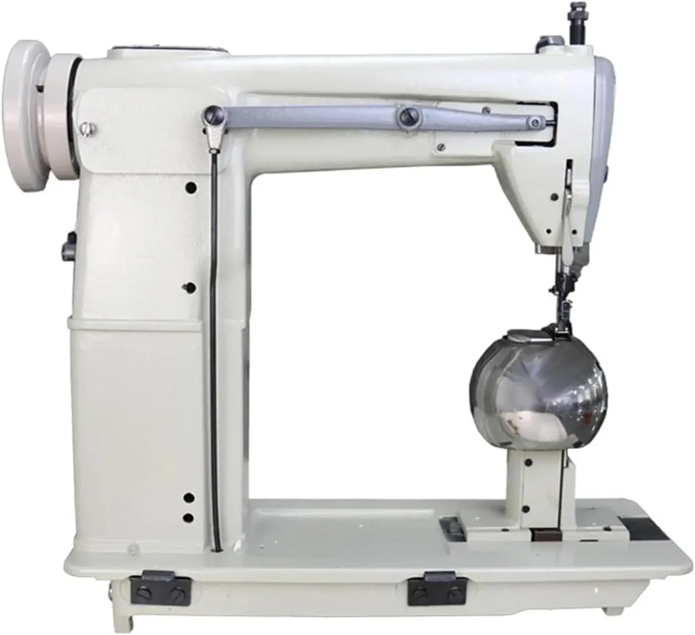 High-Efficiency 400W Single Needle Sewing Machine for Wig Making, Shoes, Boots & Hats - Smooth Bottom Feed System, Versatile Industrial Power for Seamless Stitching