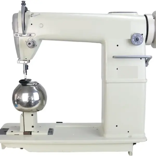 High-Efficiency 400W Single Needle Sewing Machine for Wig Making, Shoes, Boots & Hats - Smooth Bottom Feed System, Versatile Industrial Power for Seamless Stitching