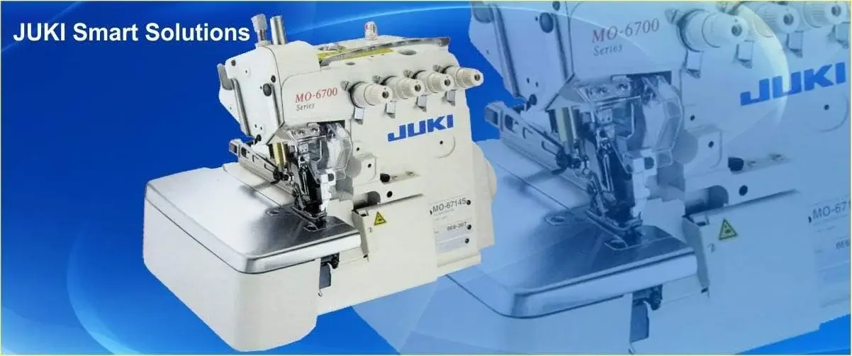 Juki MO-6714 Industrial Serger Overlock Machine 4 Thread Fully Submerged Table,Servo Motor. LED. DIY.