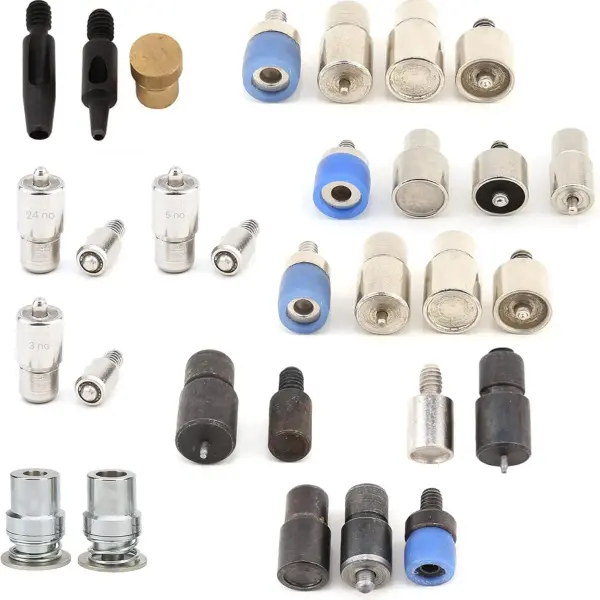 Snaps Rivet Grommet Prong Eyelet Popper Fastener Self Cover Fabric Button Hand Press Machine Set