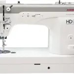 Janome HD9V2 Professional Sewing Machine - High Speed Heavy Duty Sewing Machines with Up to 1,600 Stitches Per Minute, Industrial Pretension Threading, and Extension Table, Straight Stitch Only
