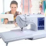 Computerized Sewing and Quilting Machine,132 Built-in Stitches, Comes with Expansion Table and 7" LCD Touch Screen,4x4/4x9.2in Embroidery Area & Multiple Accessories