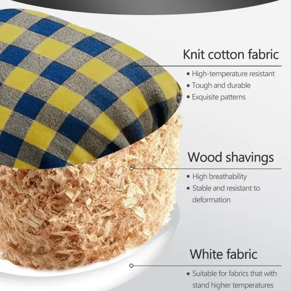 Professional 2 Pack Tailors Ham for Pressing Sewing and Seam Roll Set,Pad Ergonomic Ironing Tool for Curved Seams Kit
