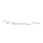 Dioche Professional 7 Piece Sewing Ruler Set with Clear Acrylic Construction for Precise Pattern Drafting Fashion Design and Tailoring Measuring Tools French Curve