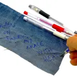 Madam Sew Heat Erasable Fabric Marking Pens for Sewing and Quilting | Fabric Markers for Sewing, Embroidery, Dressmaking with 4 Pens + 4 Refills | No Ghost Lines, Disappearing Ink for Precise Marking