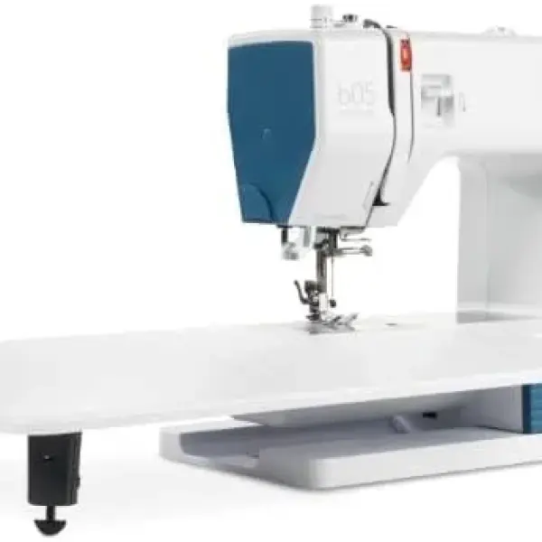 Bernette B05 Academy Sewing Machine | 30 Stitches Variety, LED Light, Extension Table, Presser Feet, Spools, Felt Discs, Ripper | Heavy Duty Quilting & Embroidery Kit for Home Use | User Friendly