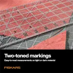 Fiskars Sewing Ruler (6"x 24") - Sewing and Quilting Ruler with Gridlines - Arts and Craft Supplies - Clear/Black