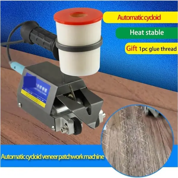 Portable Cycloid Veneer Stitching Machine for Wood Panel, Ideal for Woodworking Splicing and Patchwork, Efficient Single Needle Sewing Tool