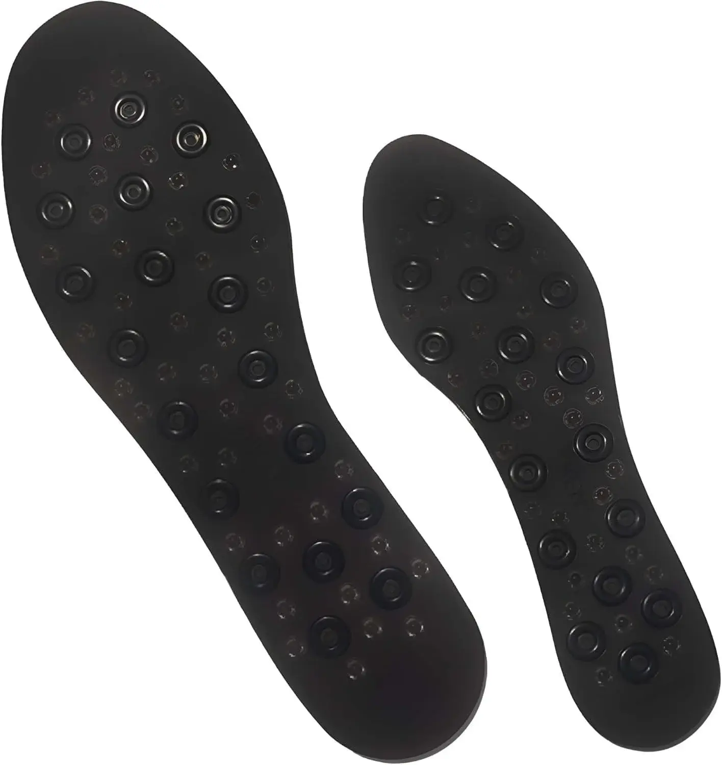 Work Shoe Inserts Men for Nikken Kenko mSteps 20214, Sole Inserts for Nikken Magnetic Insoles with Foot Massage Nodes, Massaging Shoe Insoles for Men, Shock Absorbing Foot Support (Large, 7-12)