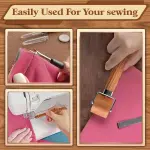 Savina Set 3 Seam Rippers - Seam Roller & Stiletto for Sewing - Handmade Hard Wood Professional Multipurpose Durable for Sewing/Quilting