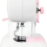 Sewing Machine 12 Stitch Patterns Foot Pedal Double Speed Control with Replaceable Presser,Small Household Sewing Tool