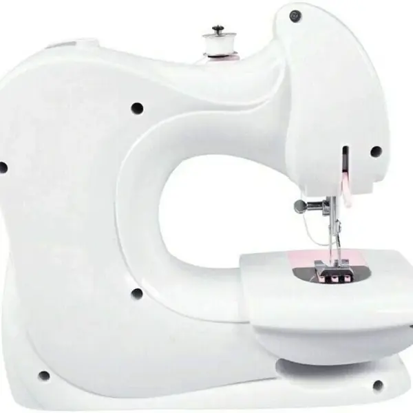 Sewing Machine 12 Stitch Patterns Foot Pedal Double Speed Control with Replaceable Presser,Small Household Sewing Tool