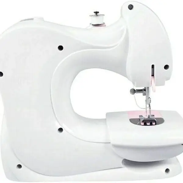 Sewing Machine 12 Stitch Patterns Foot Pedal Double Speed Control with Replaceable Presser,Small Household Sewing Tool