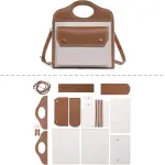 POPSEWING Pocket Handbags DIY Tote Kit for Girls, Leather Bag Kit with Sewing Kits for Shoulder Bag, DIY Purse Leather Kits for Personalized Gift