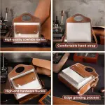POPSEWING Pocket Handbags DIY Tote Kit for Girls, Leather Bag Kit with Sewing Kits for Shoulder Bag, DIY Purse Leather Kits for Personalized Gift