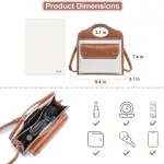 POPSEWING Pocket Handbags DIY Tote Kit for Girls, Leather Bag Kit with Sewing Kits for Shoulder Bag, DIY Purse Leather Kits for Personalized Gift