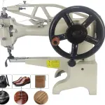 INTSUPERMAI Leather Patcher 11.8 Inch Industrial Hand Crank Patcher Patching Sewing Machine for Shoes/Bags/Clothes/Quilts/Coats/Trousers,etc