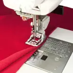 Elna Excellence 720 Pro Quilting Sewing Machine, with over 10" of Seamless, Aluminum Flatbed Sewing Space, 200 built-in stitches, Over 40 Standard Accessories, including Extension Table