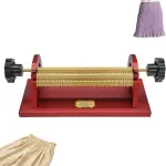 Adjustable Smocking Pleater,24 Row Pleat Sewing Machine with Sewing Needles & Tool Kit,47 Needle Positions Adjustable Closeness & Depth,for Costume & Craft Sewing (Red)