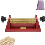 Adjustable Smocking Pleater,24 Row Pleat Sewing Machine with Sewing Needles & Tool Kit,47 Needle Positions Adjustable Closeness & Depth,for Costume & Craft Sewing (Red)