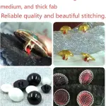 Semi-Automatic Button Sewing Machine – Industrial Flat/Shank Button Attacher with Auto Thread Cutter & Servo Motor
