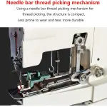 Semi-Automatic Button Sewing Machine – Industrial Flat/Shank Button Attacher with Auto Thread Cutter & Servo Motor