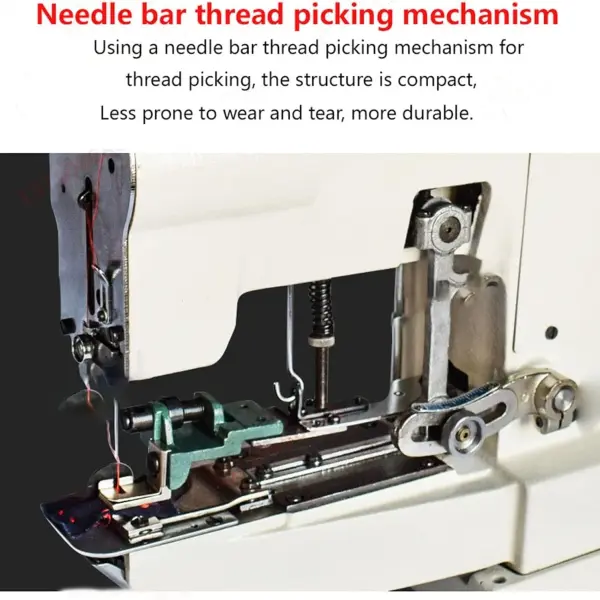 Semi-Automatic Button Sewing Machine – Industrial Flat/Shank Button Attacher with Auto Thread Cutter & Servo Motor