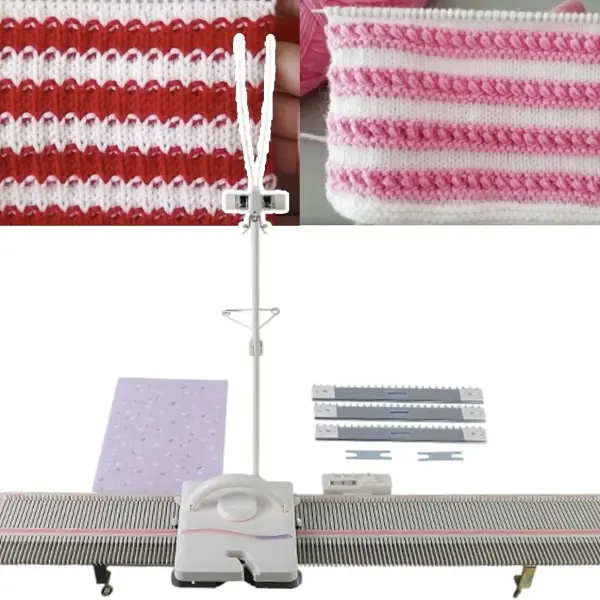 Knitting Machine, Sweater Machine, Knitting Machine Needle Pusher, for Household Sewing, with Accessories Tool Set, Knitting Kits