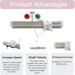 Knitting Machine, Sweater Machine, Knitting Machine Needle Pusher, for Household Sewing, with Accessories Tool Set, Knitting Kits