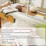 Knitting Machine, Sweater Machine, Knitting Machine Needle Pusher, for Household Sewing, with Accessories Tool Set, Knitting Kits