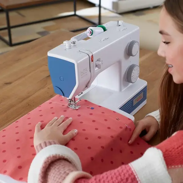 Bernette B05 Academy Heavy Duty Sewing Machine | Extension Table, 30 Stitches Variety, 12 Presser Feet, LED Light, Foot Control Accessories | Portable Quilting & Embroidery Kit for Beginners & Pros