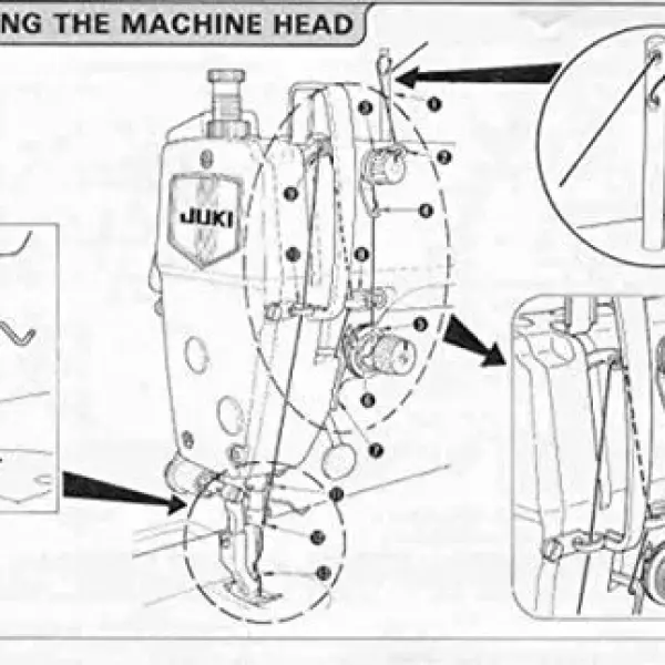 JUKI DDL8700H High-Speed Lock-Stitch Sewing Machine for Heavy Material DDL-8700H- Head Only