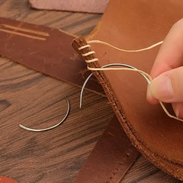 YOtat Leather Craft Tools Kit Leather Sewing Kit Hand Hole Punches Carving Work Set Tool Set