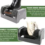 Double-Sided Outdoor Boot Scraper & Mud Remover with Fixed Base & Handle - Heavy-Duty Shoe Cleaner Tool for Farms, Gardens, Entrances, Hiking & Outdoor Activities