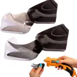 Electric Scissors for Cutting Fabric, Cardboard & Plastic – Rechargeable Cordless Electric Scissors Cutter with 2 Blades – Ideal for Crafting, Box Shredding & Tailoring