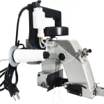 INTBUYING Portable Bag Sack Sewing Stitching Machine, Manual Electric Bag Closer, Industrial Bag Closing Machine Woven Bag Closer Stitcher Sewing Tool 110V for Bag Sealing