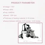 INTBUYING Portable Bag Sack Sewing Stitching Machine, Manual Electric Bag Closer, Industrial Bag Closing Machine Woven Bag Closer Stitcher Sewing Tool 110V for Bag Sealing