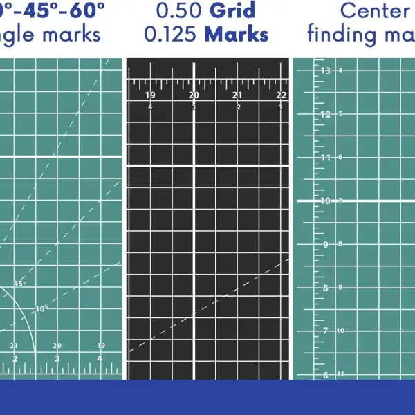 Proartek PK00013 Model GBM4080 Series 40" x 80" Professional Cutting Mat; Double-Sided Green/Black; Self-Healing; For Graphic Arts, Hobbies, Sewing, Scrapbooking, and other Cutting Projects