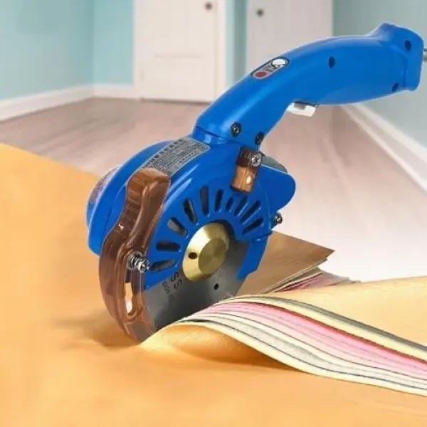 Electric Fabric Rotary Cutter - Adjustable Speed & Thickness, Multi-Layer Fabric & Leather Cutting Machine, Efficient Sewing Tool for Quilting & Crafting