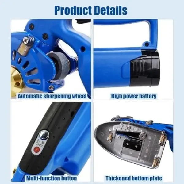 Electric Fabric Rotary Cutter - Adjustable Speed & Thickness, Multi-Layer Fabric & Leather Cutting Machine, Efficient Sewing Tool for Quilting & Crafting