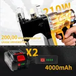 Cordless Bag Sewing Machine Includes 2×4000mAh Rechargeable Batteries,Take 2 Spools of Thread And 10 Needles,Portable Bag Closer Machine for Burlap Bag,Tote Bag,Grain Bag