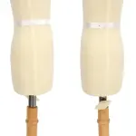 Premium Female Dress Form, Professional Tailoring Tool, Adjustable Height, Beechwood and Canvas Material, Stable Wooden Frame, Easy Sewing and (Type 1)
