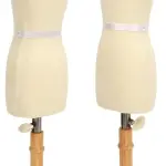 Premium Female Dress Form, Professional Tailoring Tool, Adjustable Height, Beechwood and Canvas Material, Stable Wooden Frame, Easy Sewing and (Type 1)